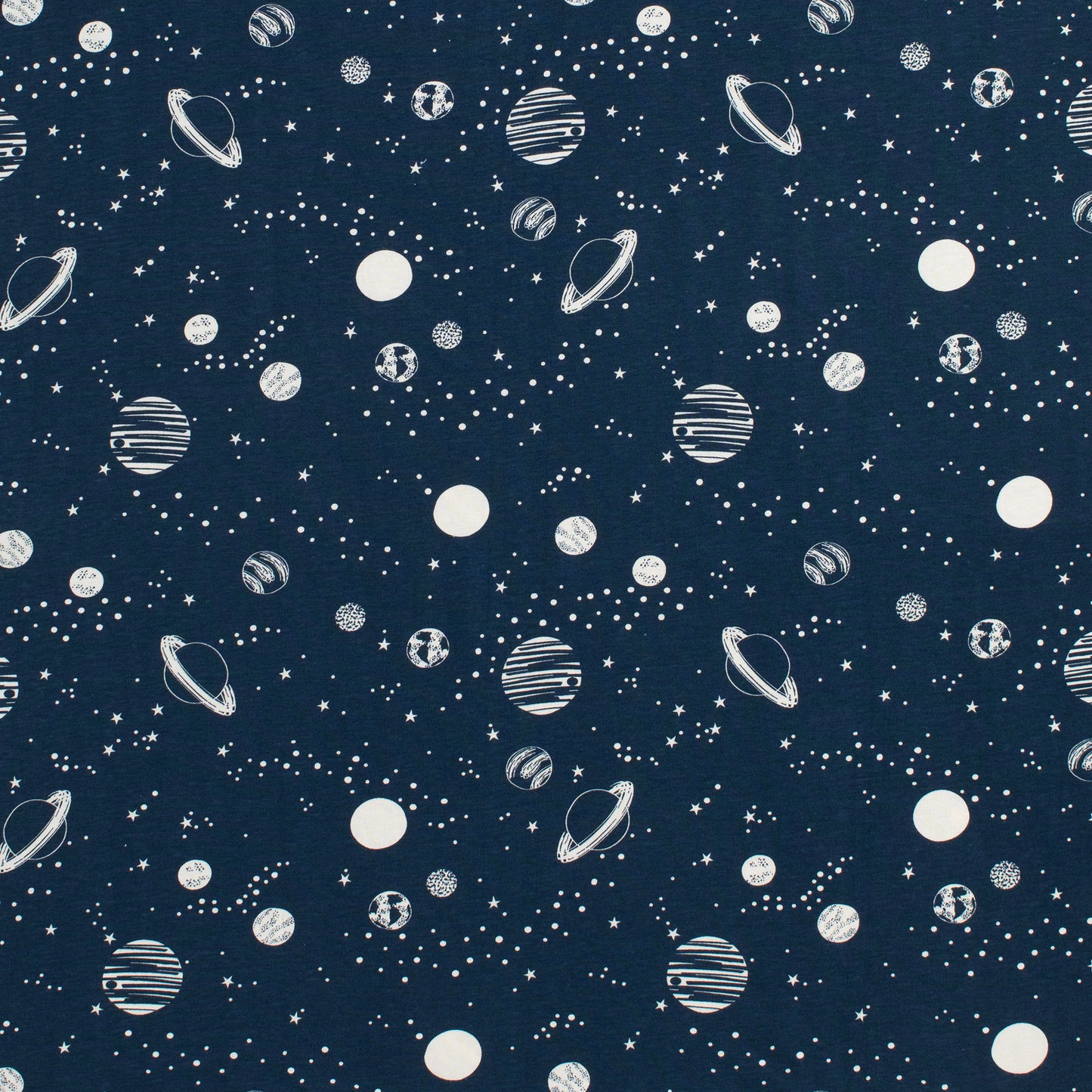 Long-Sleeve Tee - Planets Night Sky