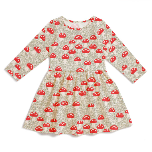Calgary Dress - Mushrooms Sage