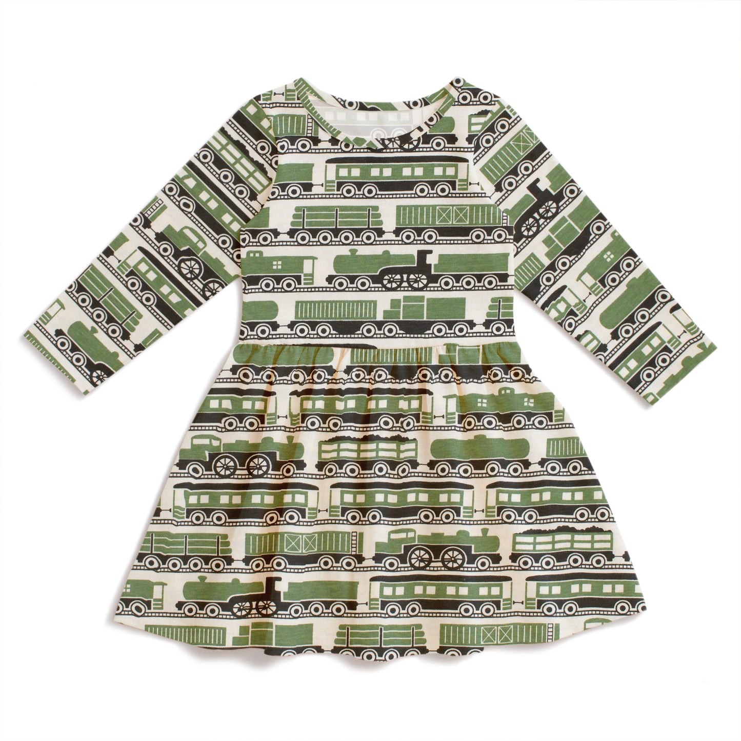 Calgary Dress - Railroad Green