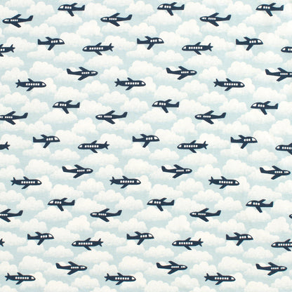 Summer Romper - Airplanes Blue