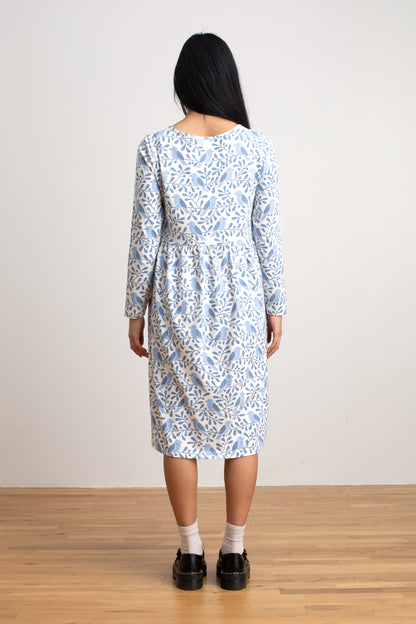 Copenhagen Dress - Birds & Berries Blue