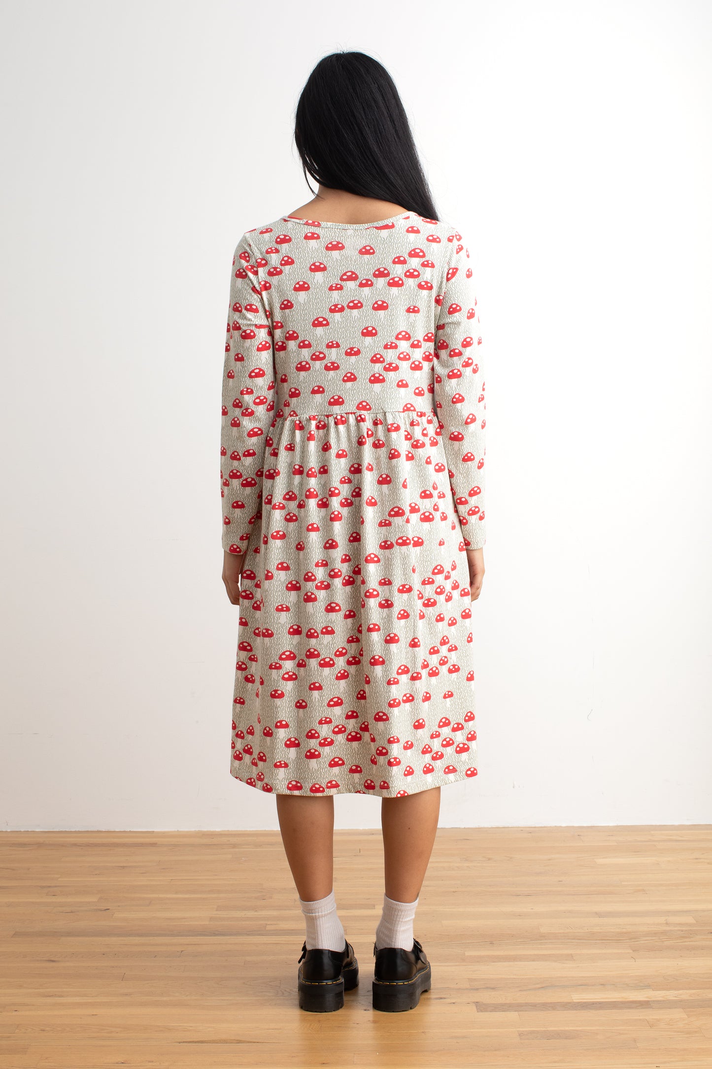 Copenhagen Dress - Mushrooms Sage