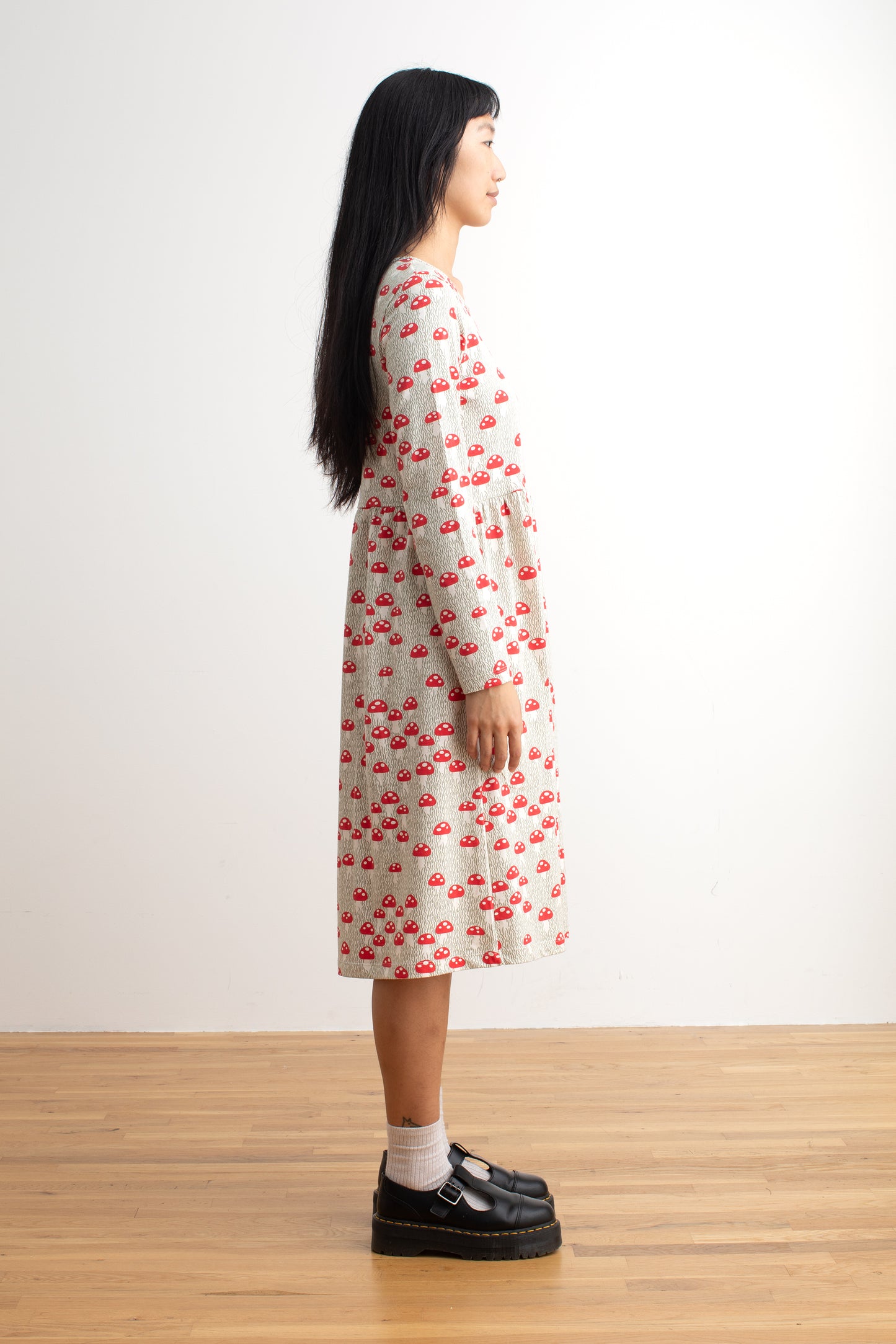 Copenhagen Dress - Mushrooms Sage