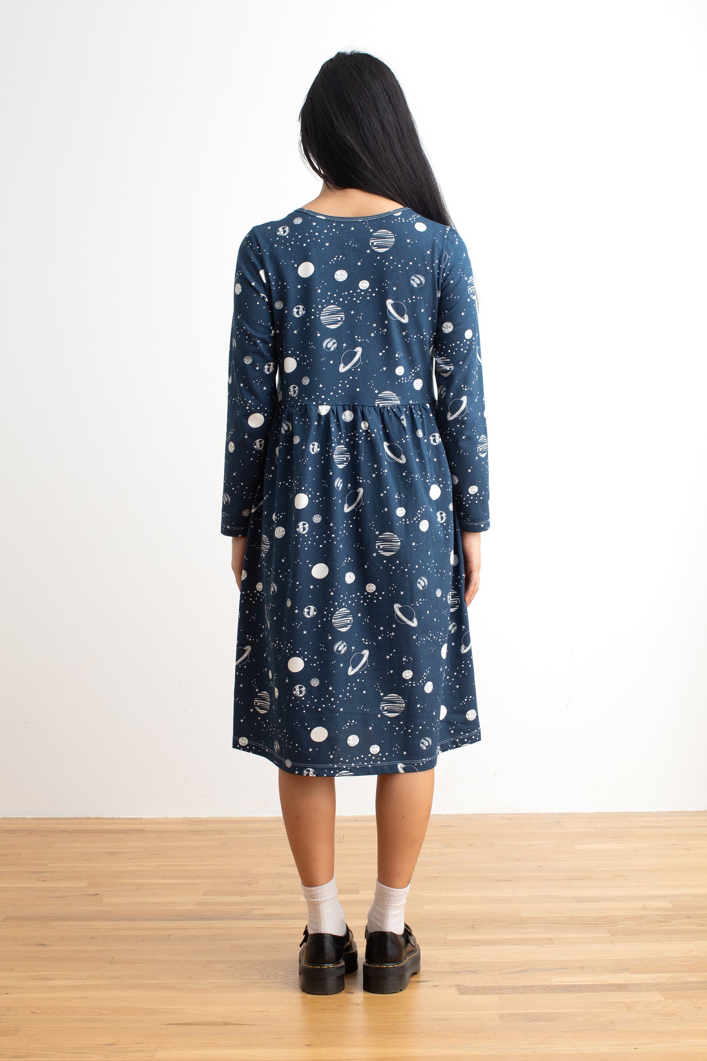Copenhagen Dress - Planets Night Sky