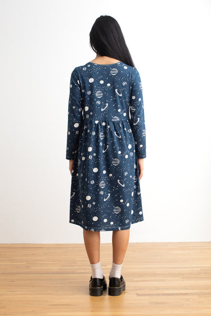 Copenhagen Dress - Planets Night Sky