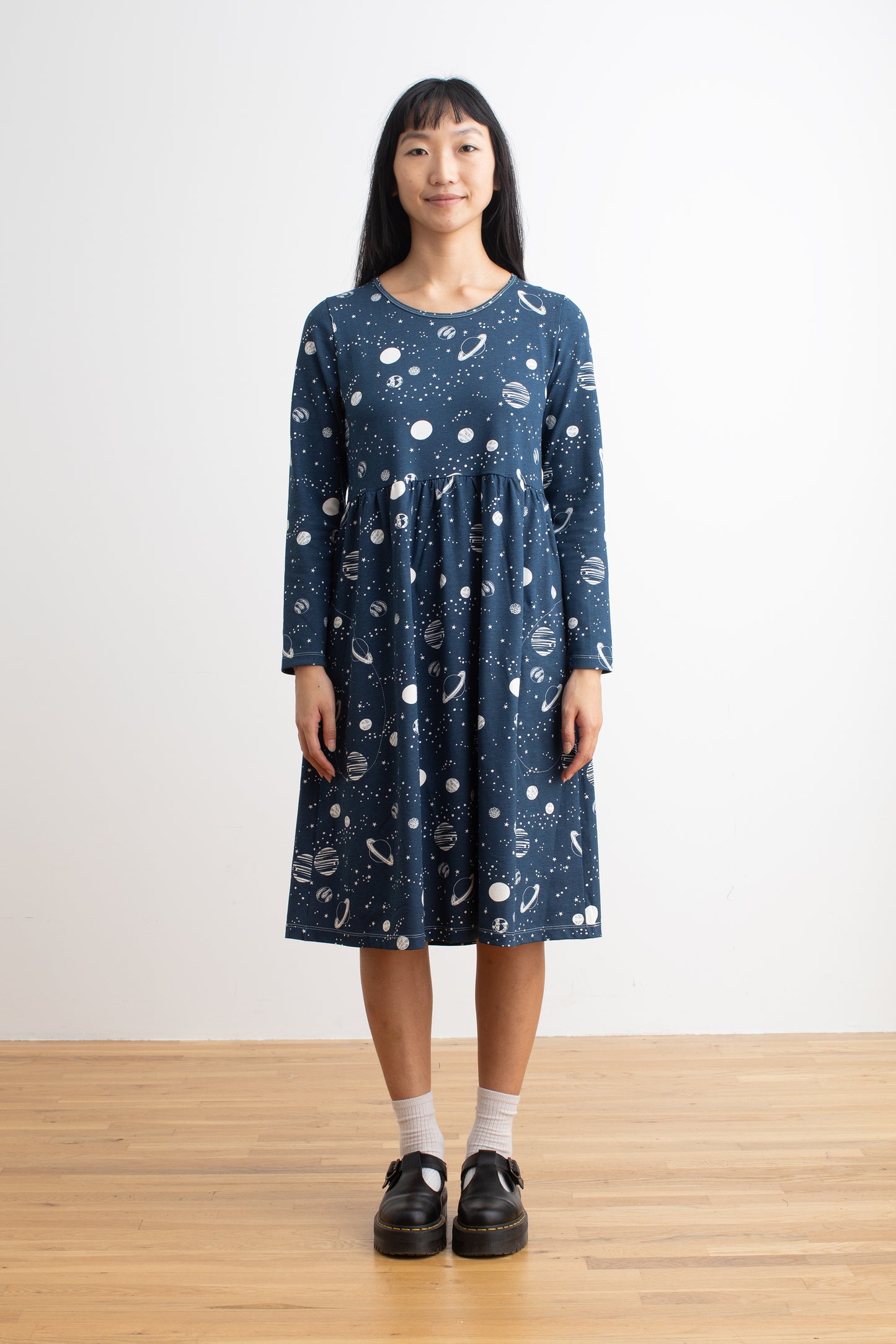 Copenhagen Dress - Planets Night Sky