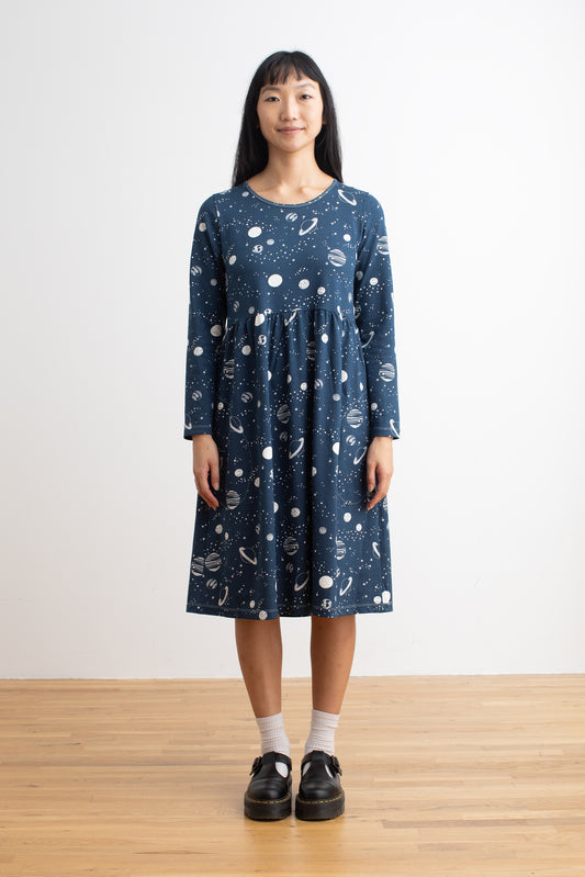 Copenhagen Dress - Planets Night Sky