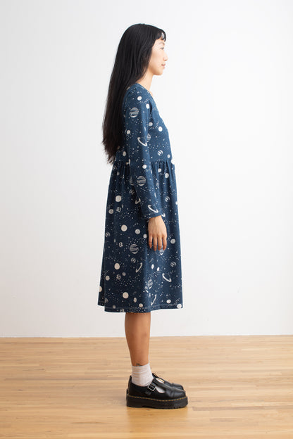 Copenhagen Dress - Planets Night Sky