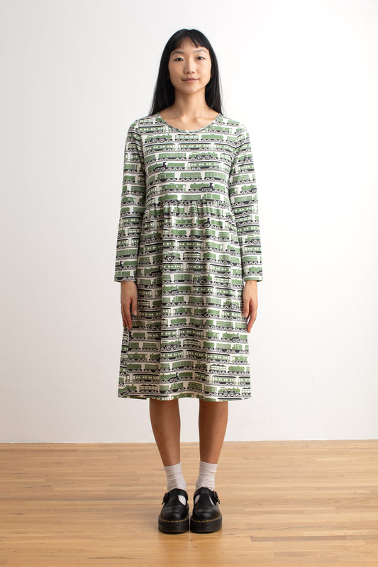 Copenhagen Dress - Railroad Green