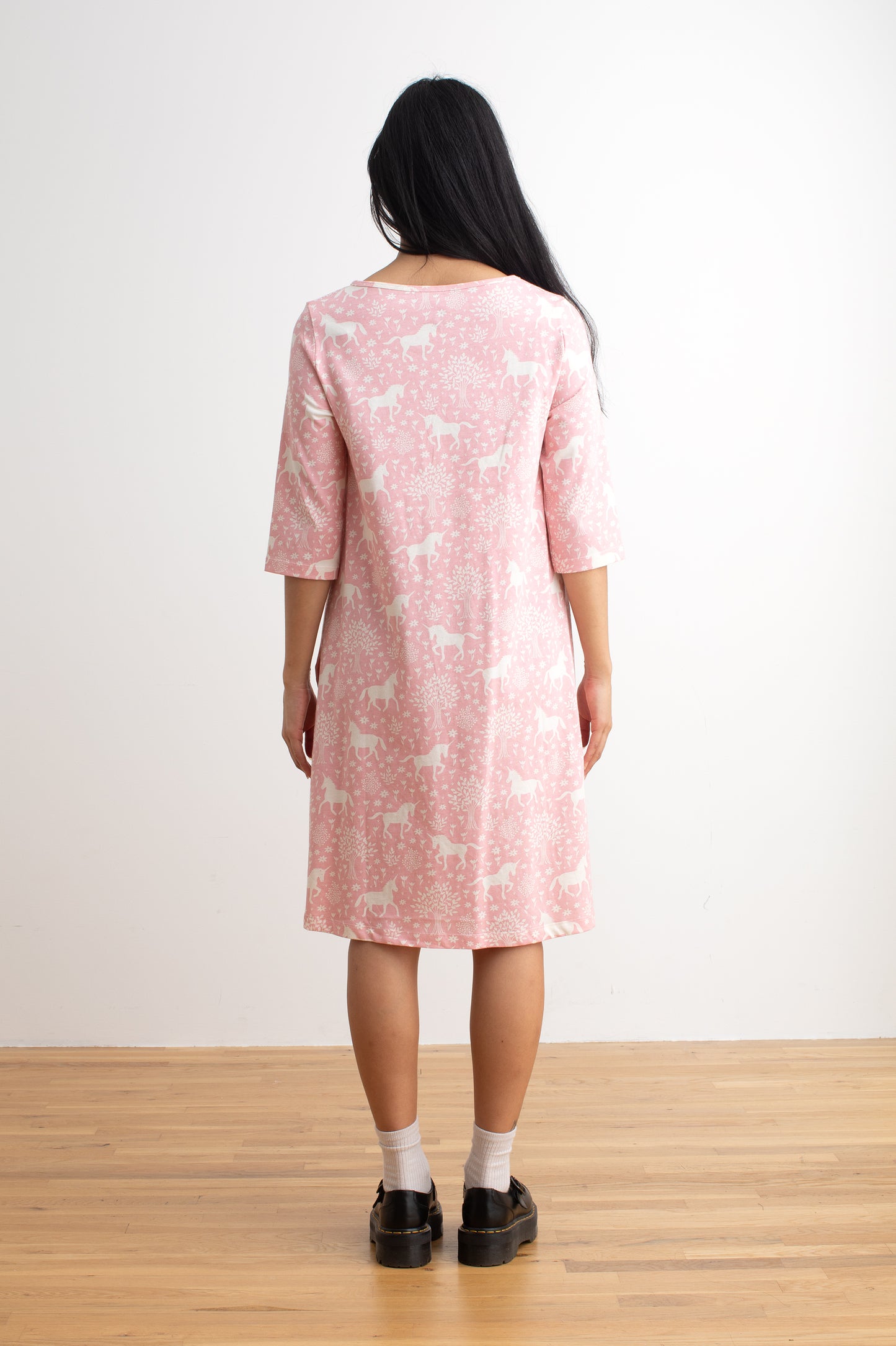 Helsinki Dress - Magical Forest Pink