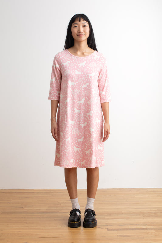 Helsinki Dress - Magical Forest Pink