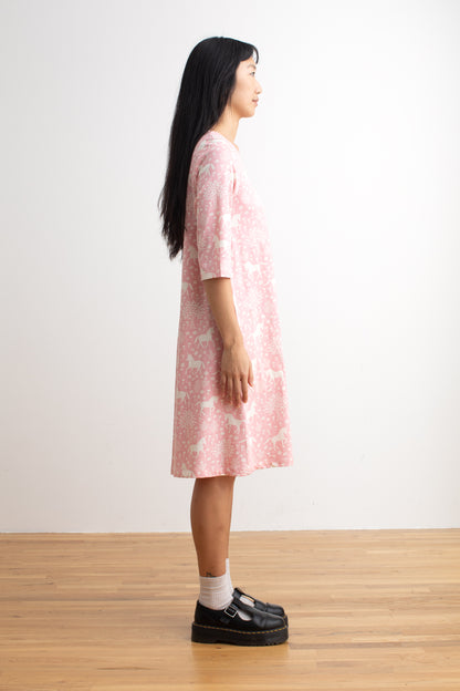 Helsinki Dress - Magical Forest Pink