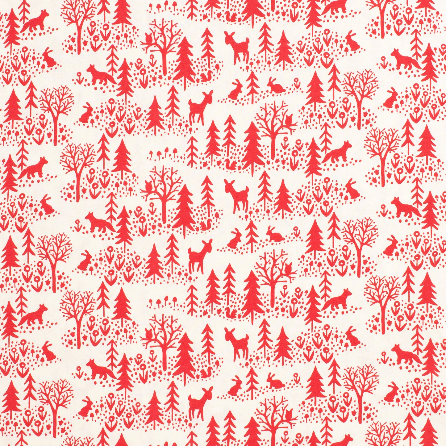 Long-Sleeve Tee - Winter Scenic Red