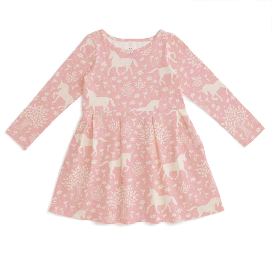 Madison Dress - Magical Forest Pink