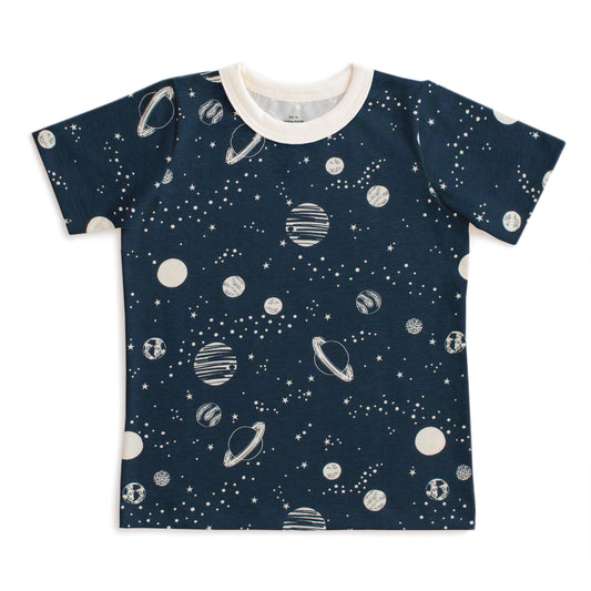 Short-Sleeve Tee - Planets Night Sky