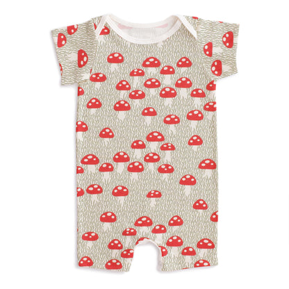 Summer Romper - Mushrooms Sage