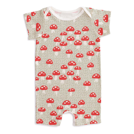 Summer Romper - Mushrooms Sage