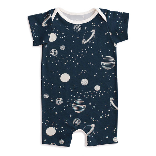 Summer Romper - Planets Night Sky